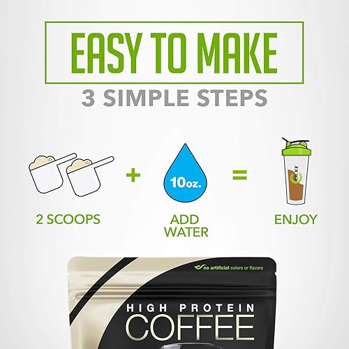 Miniatura 5 de Chike Café helado con alto contenido de proteínas, 0.71oz de proteína, 2 chupitos expreso, 0.04oz de azúcar, apto para dieta cetogénica y sin