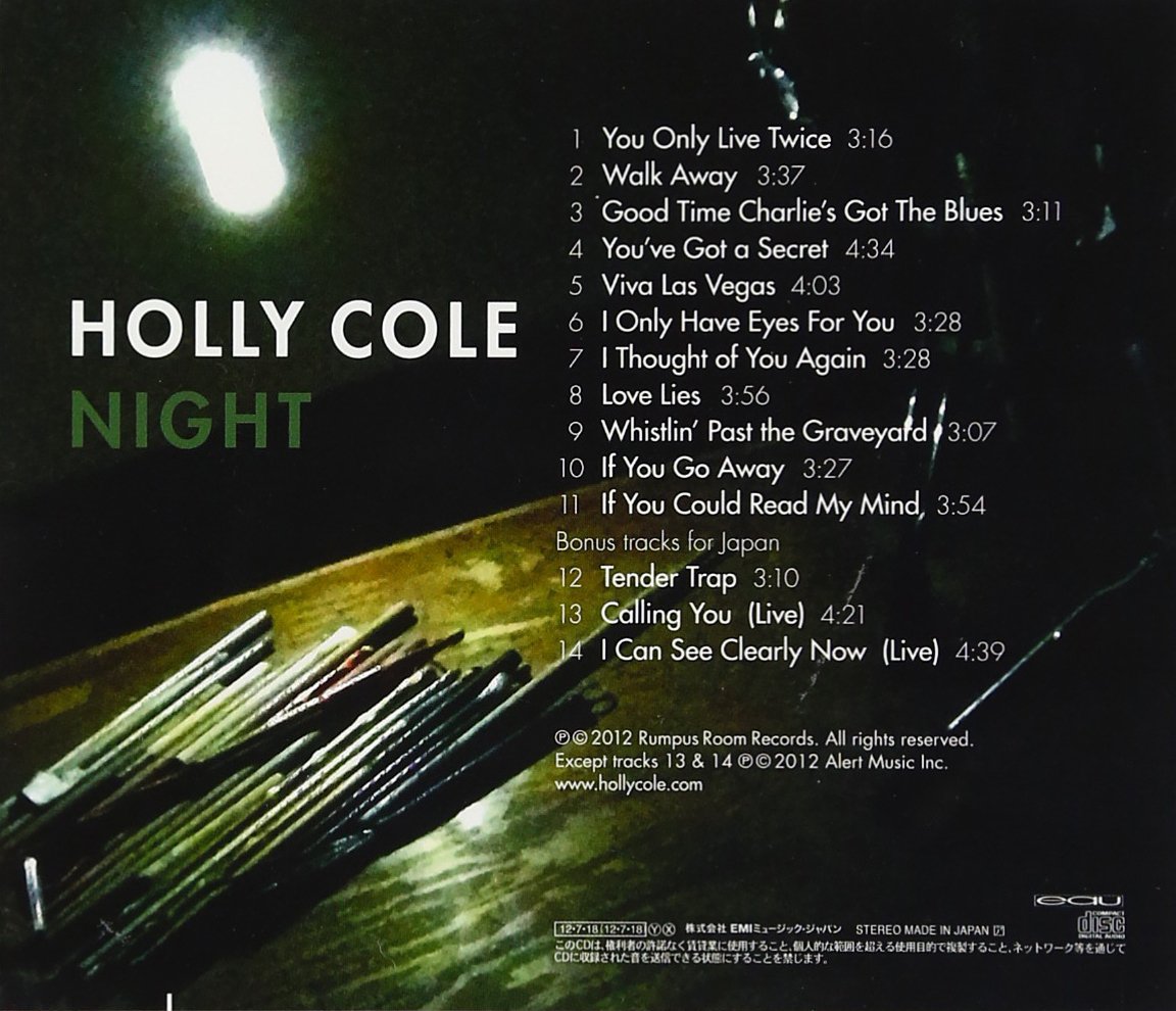 HOLLY COLE - Night - Disque CD