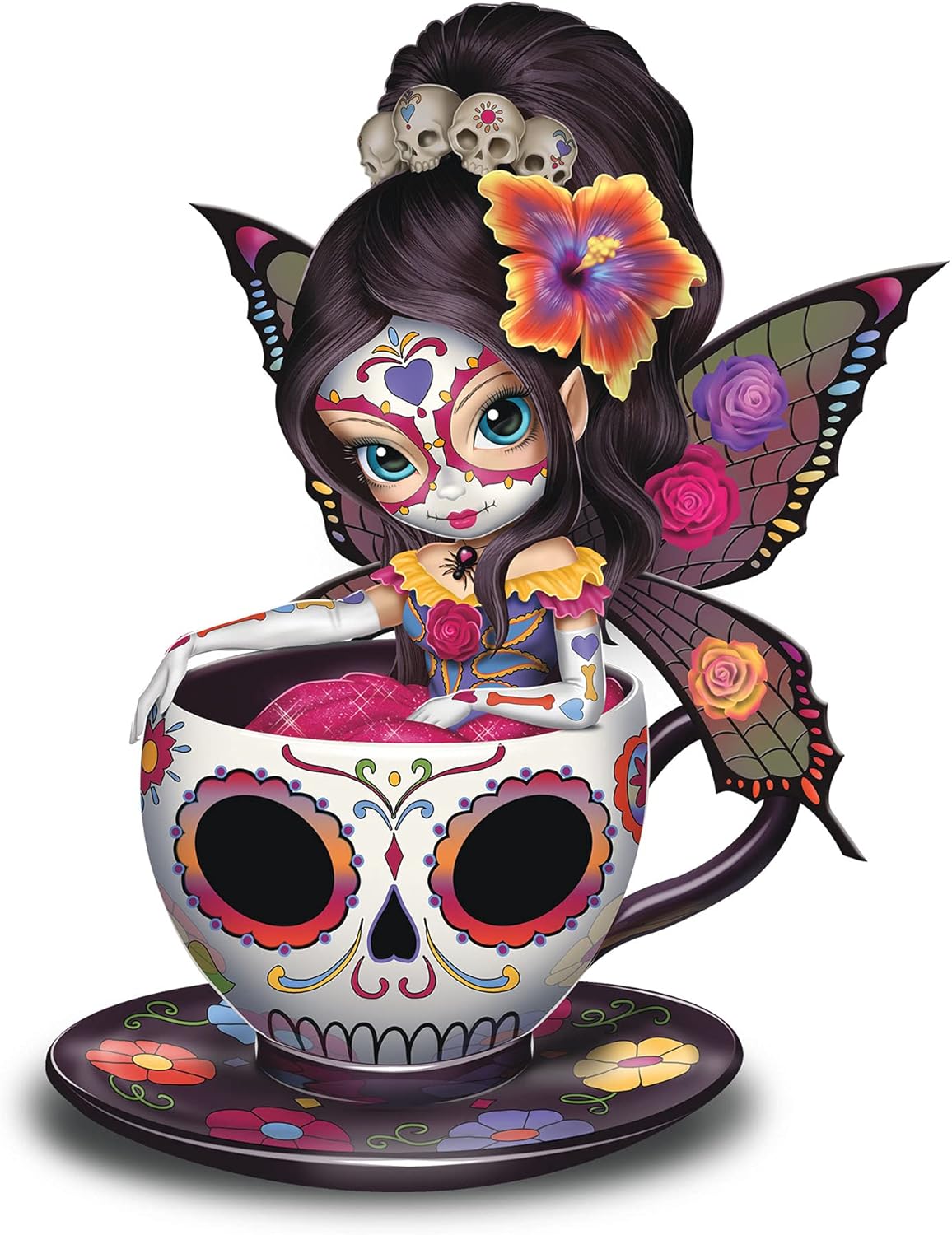 The Bradford Exchange 'Sweet Jasmine' Sugar SkullInspired Fairy