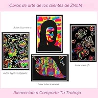 Vista 5 de ZMLM Regalo de manualidades de papel para rascar, paquete de 2 cuadernos de arcoíris, suministros de juguetes, rellenos para cesta de Pascua