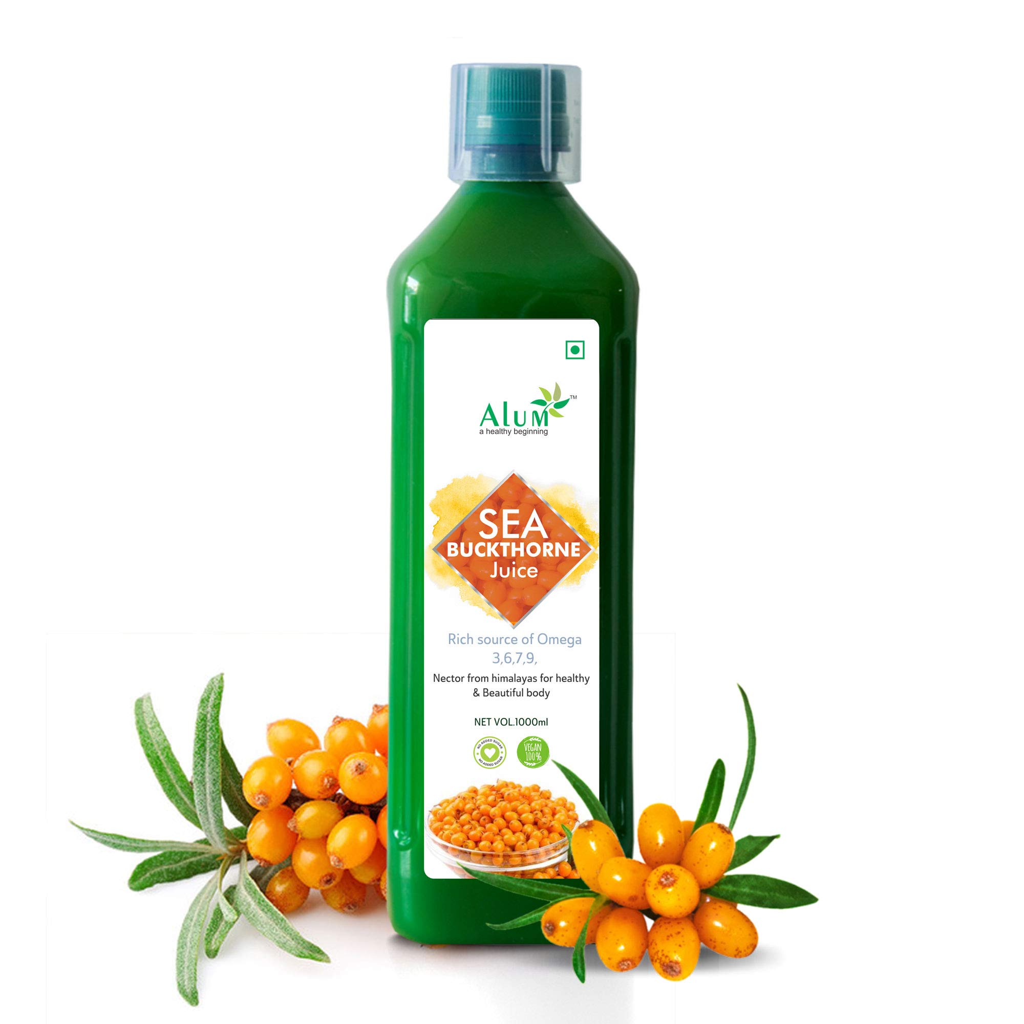 Alum Seabuckthorne Juice 1000 ml Himalayan Berry Natural source of Omega 3,6,7,9 (B07H9CCQT5) Amazon Price History, Amazon Price Tracker
