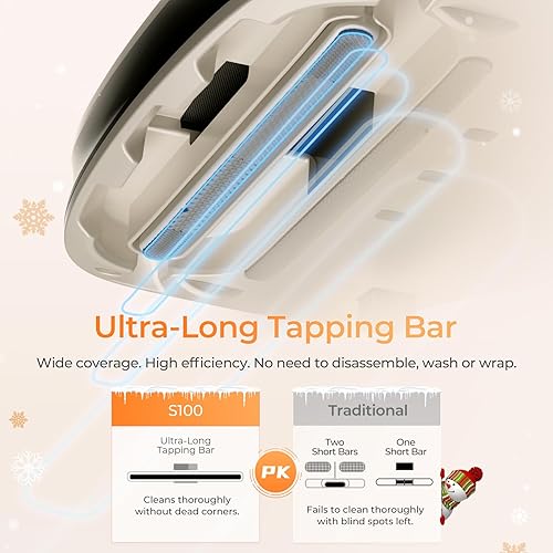 Miniatura 5 de Aspirador de cama con sensor de polvo 500 W 13 Kpa aspiradora de colchón con UV y ultrasónico y alta calefacción, potentes aspiradoras de cama de