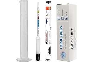 Wine Hydrometer for Homebrew Testing Alcohol Level Specific Gravity Instrument