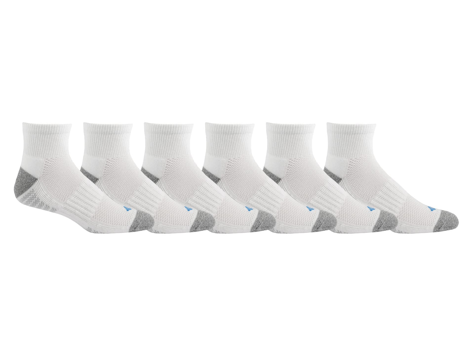 Men's Quarter Cushioned Arch Support Socks (6-Pack)