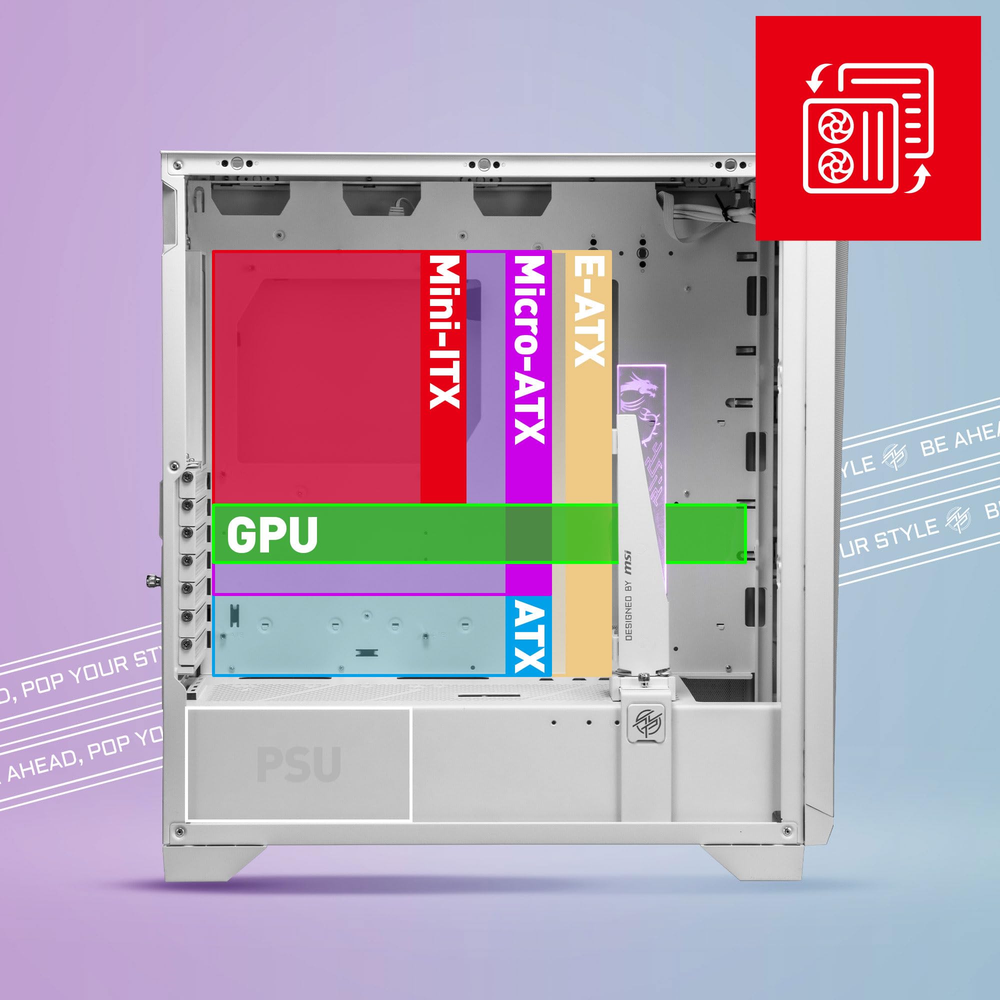 Amazon | MSI MPG GUNGNIR 300R Airflow White - プレミアムミッド