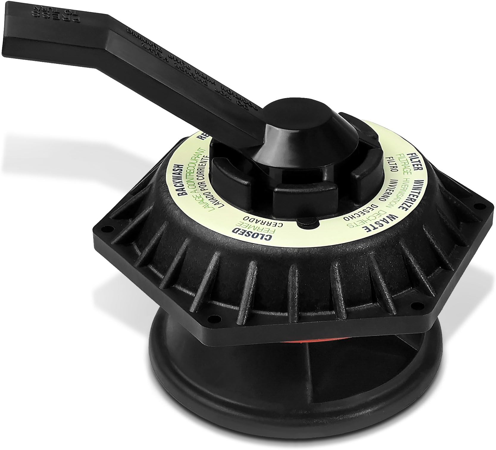 272531 Hi-Flow 6-Way Top Valve Assembly Compatible with 6-Way 1-1/2 Inch Sand Cylinder Valves, Suitable for Spa Sand Filters and Multi-port Valves in Swimming Pools - 262504 262505 262506