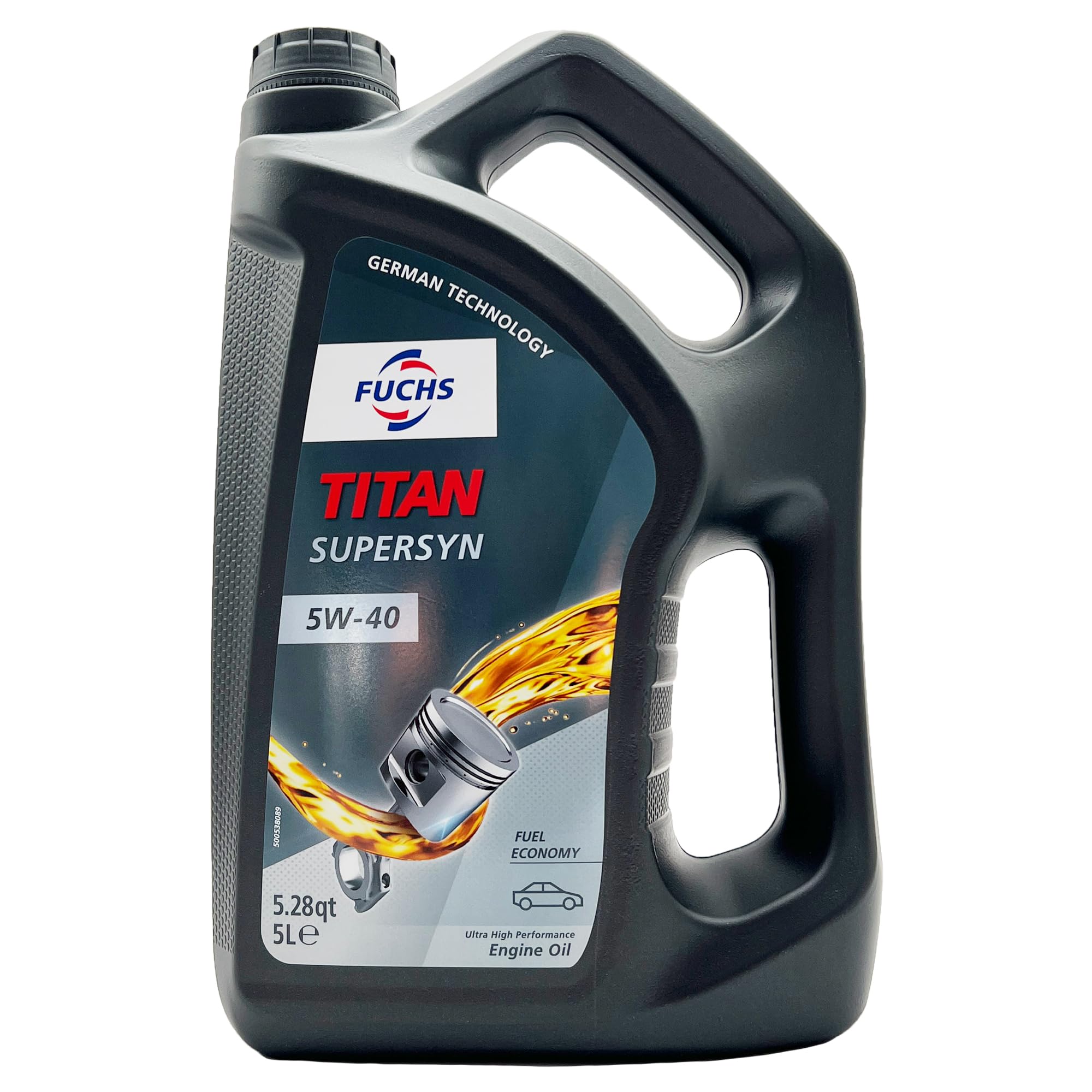 6 L Fuchs Titan Supersyn | 5W-40 | kompatibel mit | MB 229.3 | VW 502 00/505 00 | RN0700/RN0710 | 6 Liter | Motoröl | Motorenöl | PKW ÖL | Motoroel | Motorenoel | mit Trichter