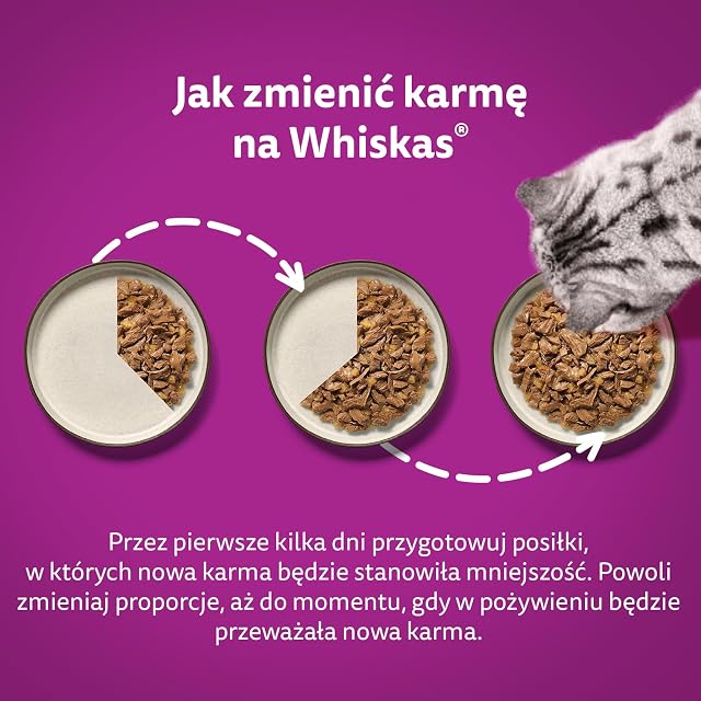 Foto 8 de 8 de Whiskas Comida húmeda para gatos Adult 1+ Selección clásica en salsa 40 x 85 g Mega Pack