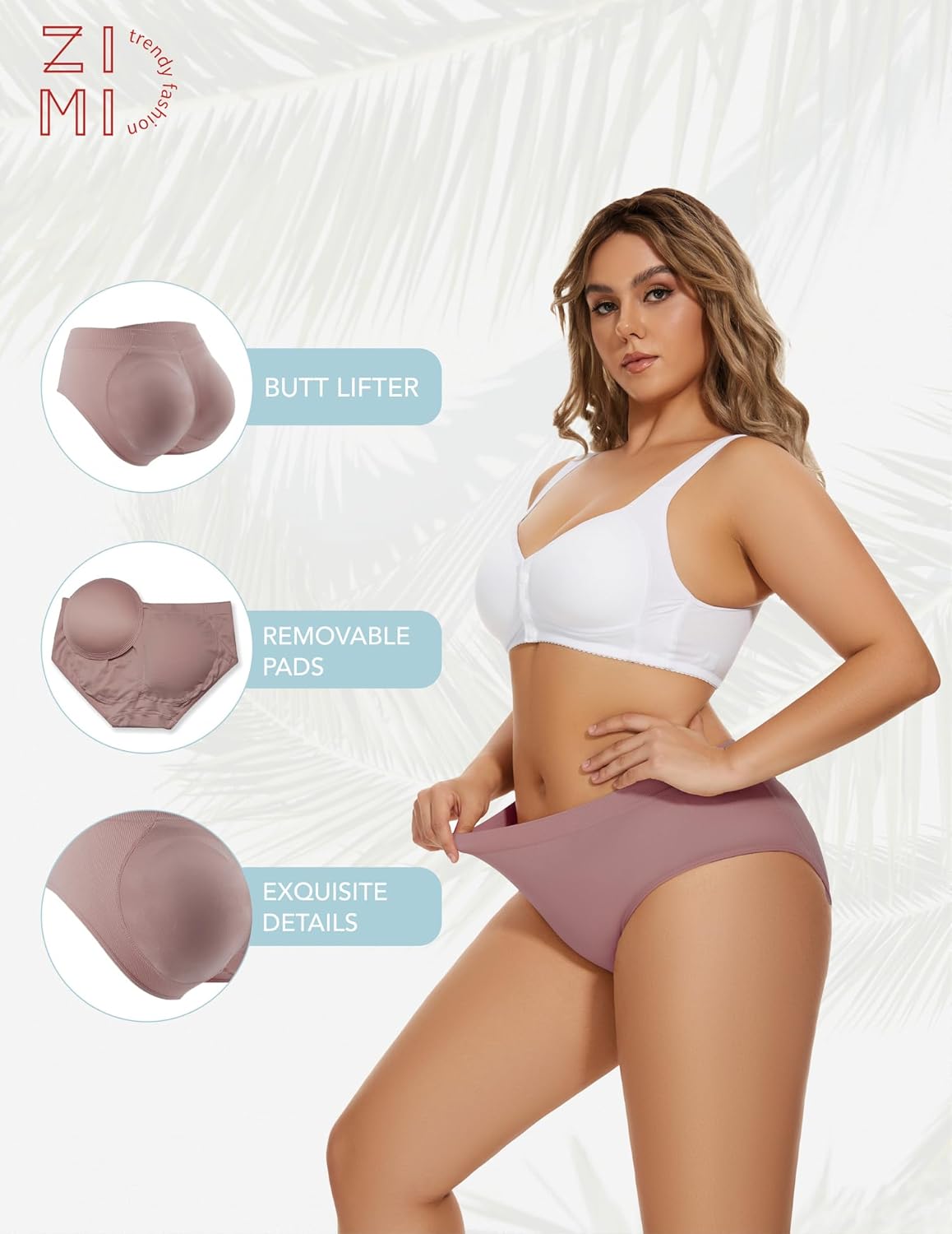 Butt Lifter Panties Underwear for Women with Removable Pads Seamless Booty Pads Hip Enhancer Panty - Image 2