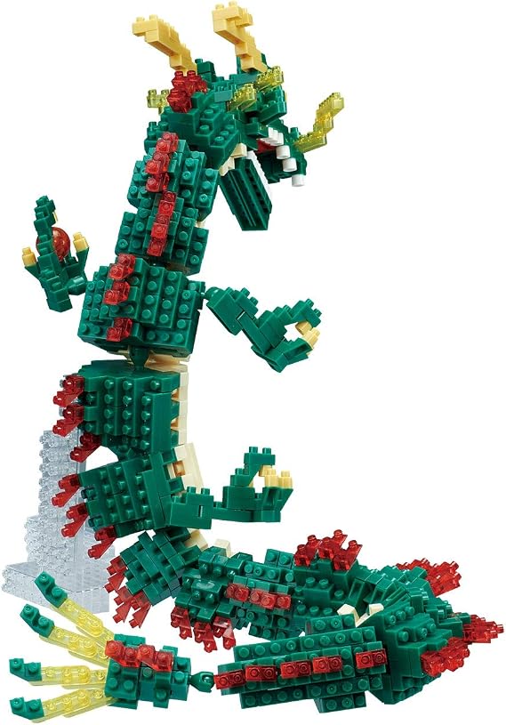 nanoblock - Fantastic Animals - Dragon (Renewal), Advanced Hobby Series Building Kit