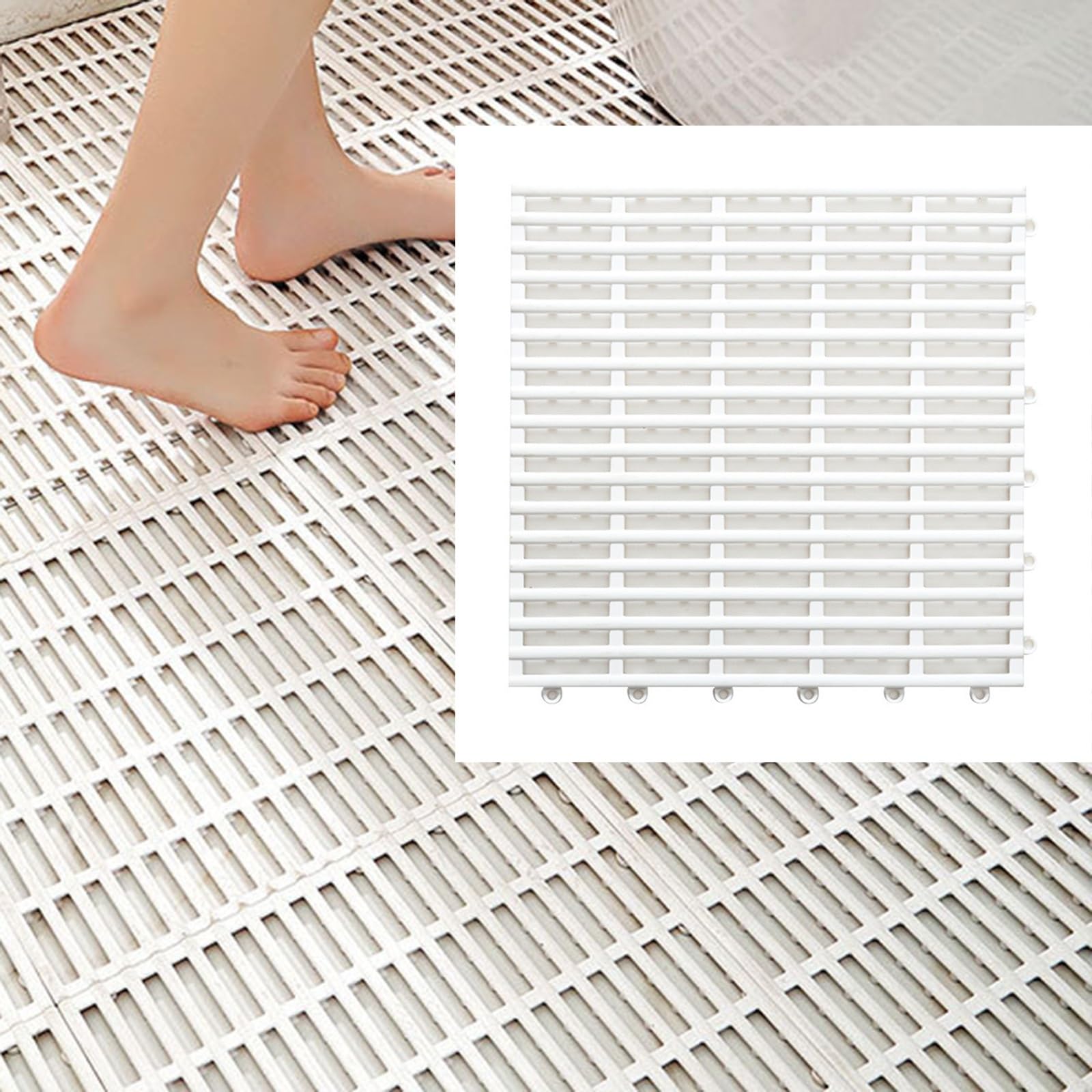 Alfombrilla de ducha de goma antideslizante para piscina de ancianos, alfombrilla de ducha antideslizante con cojín hueco, almohadilla antideslizante para suelo de inodoro, baño, cocina