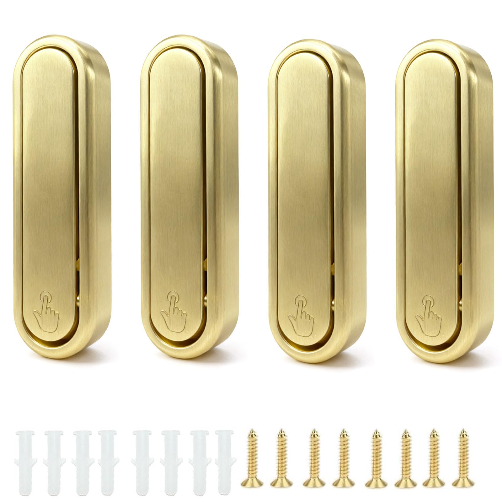 Ganchos de pared plegables, 4 ganchos plegables de metal, ganchos plegables de pared, para colgar abrigos, toallas, ropa, sombreros, bolsas y llaves
