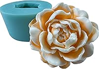 Vista 9 de Molde de Silicona 3D de Flor de Rosa Floreciente para Resina Flor Jabón Vela Haciendo Moldes DIY Molde de Pastel de Boda Decorando con Epoxi Molde