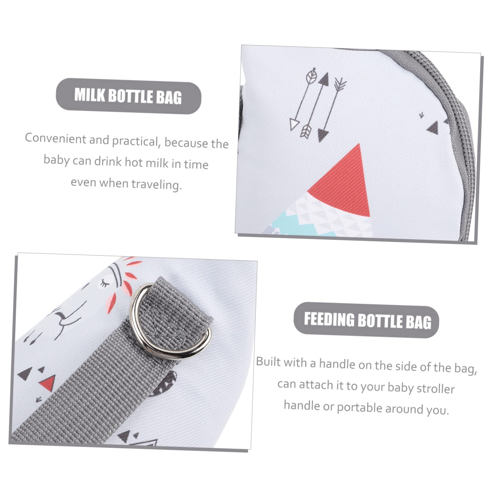 BESTonZON 5piezas Bolsa Térmica para Biberones Portátil y Práctica para Mantener La Leche Accesorio para Mamás Salidas Bebés