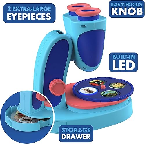 Miniatura 6 de Educational Insights Geosafari Jr. Kidscope - Microscopio para niños, juguete STEM, regalo de Navidad para niños y niñas, a partir de 5 años
