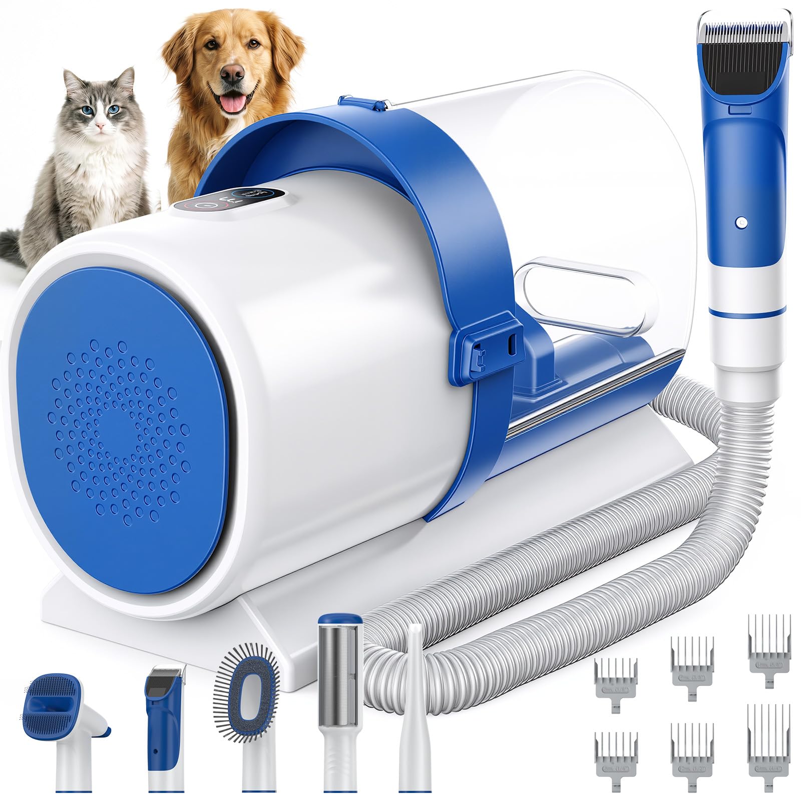 NEWBULIG Pet Grooming Vacuum Kit