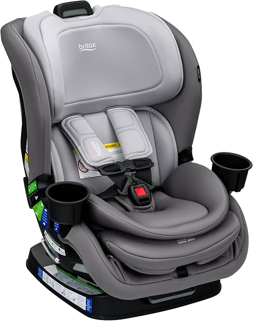Britax Poplar Siège d'auto convertible, design 2-en-1 avec technologie ClickTight®, Glacier Graphite