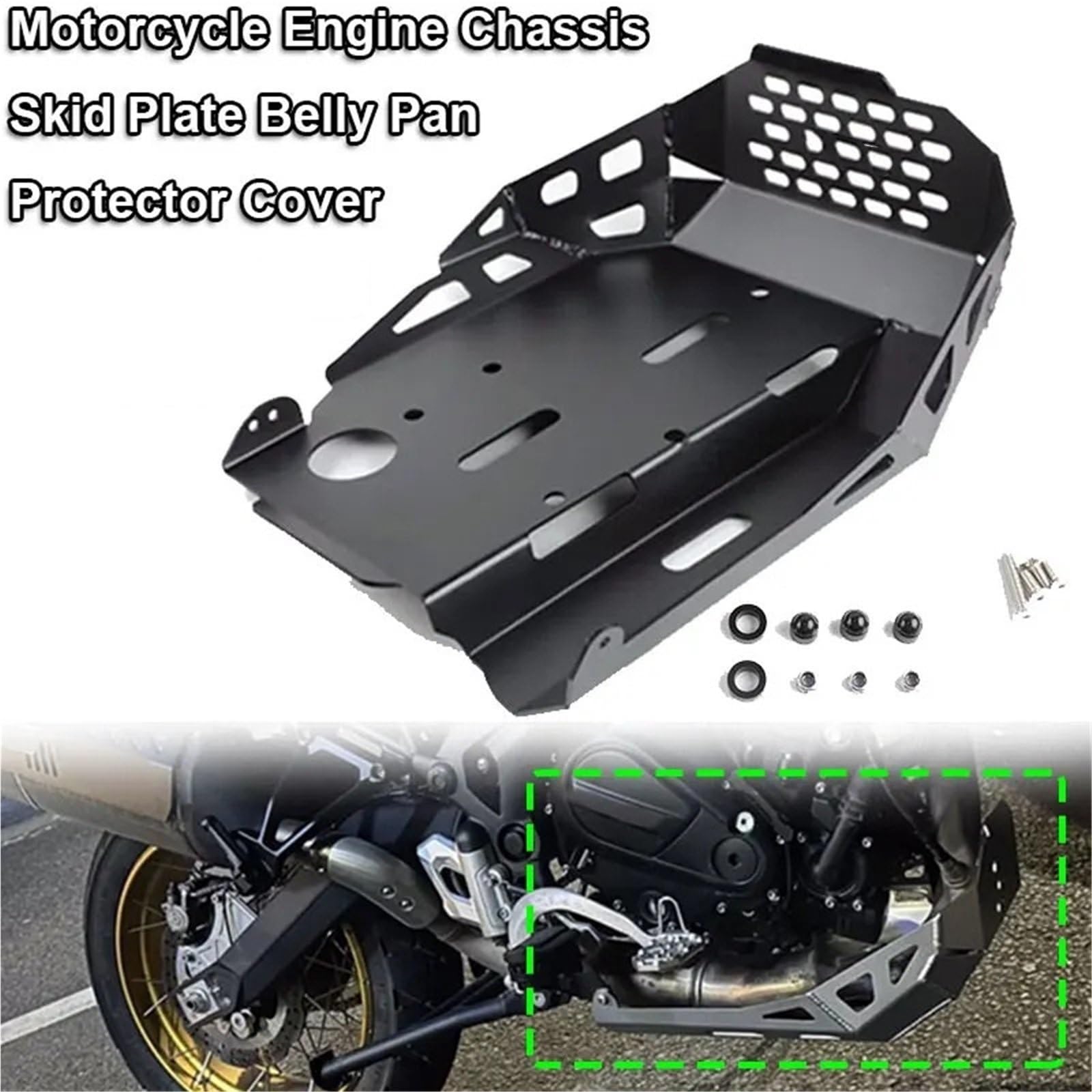 Protezione motore moto Adatto per Benelli TRK702 TRK702X TRK 702/X 22-25 Accessori per moto Piastra di protezione per telaio Motociclette protezioni motore