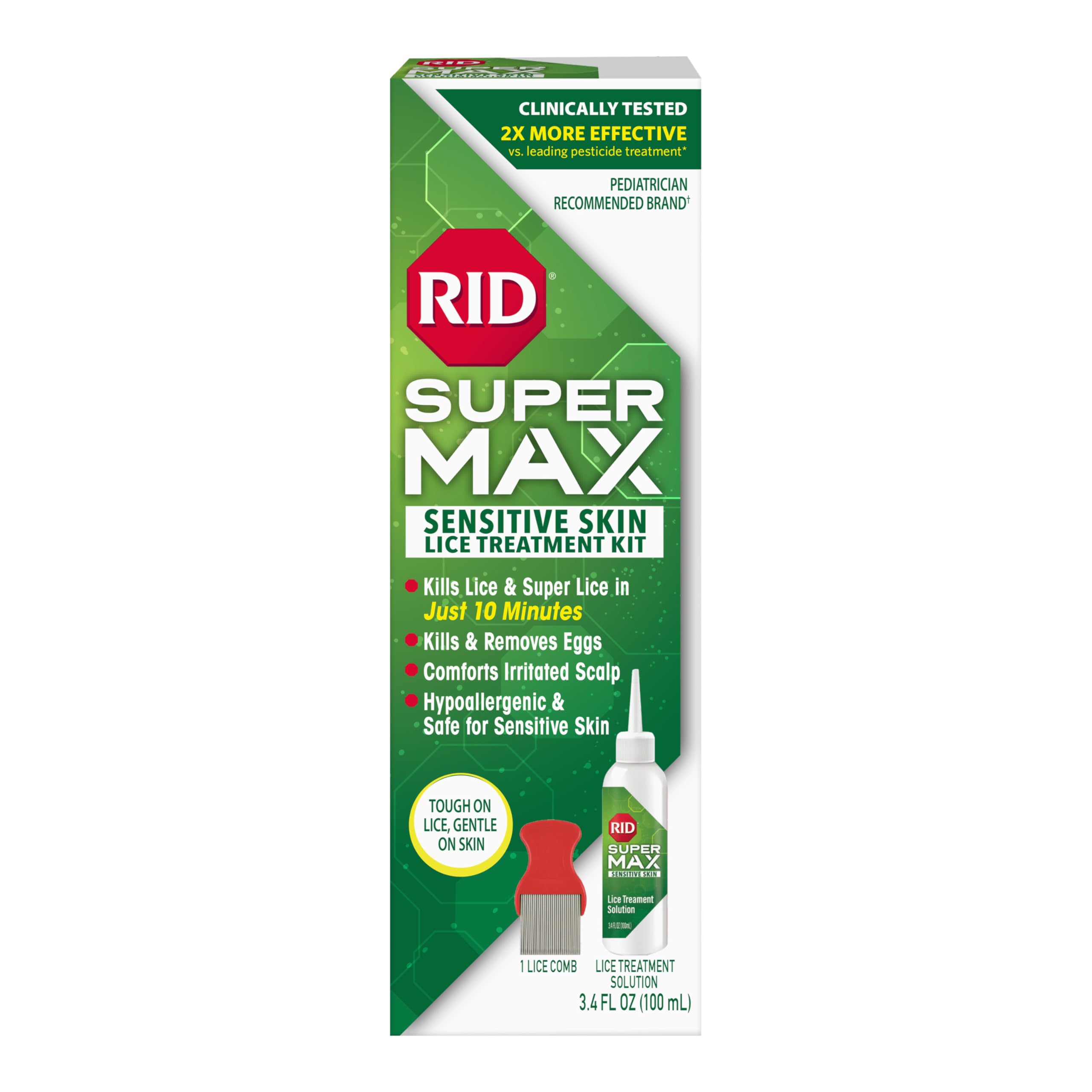 RID Super Max Sensitive Skin Lice Treatment