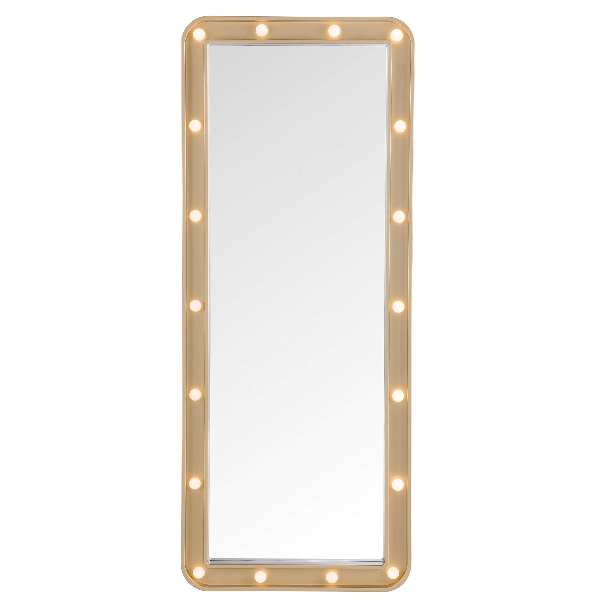 MCS Over The Door Marquee Mirror, Gold