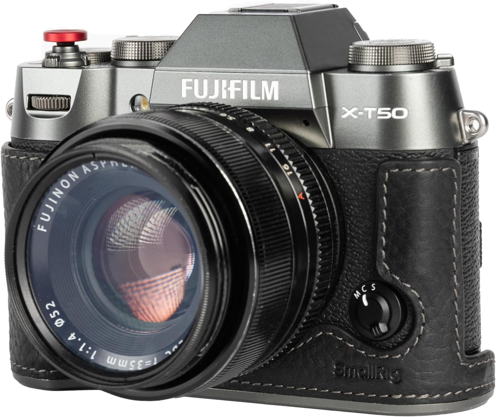 SMALLRIG Half Leather Case Kit with Shoulder Strap for Fujifilm X-T50