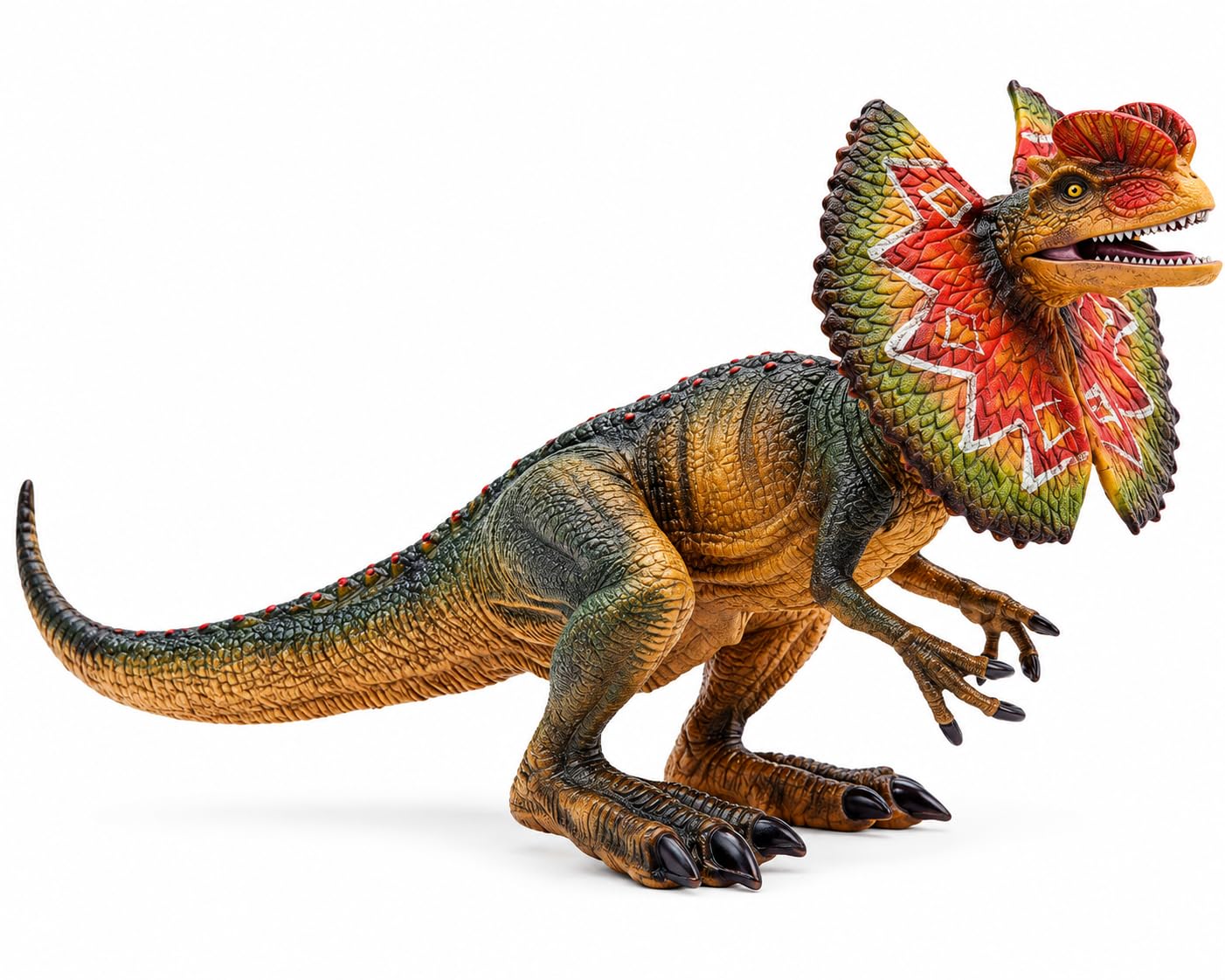 Gemini&Genius Dilophosaurus Action Figure - Dinosaur Toy -1