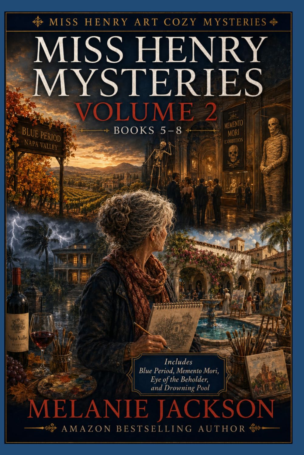 Miss Henry Mysteries Volume 2 (Book 5-8): "Blue Period", "Memento Mori", "Eye of the Beholder", and "Drowning Pool" (Miss Henry Art Cozy Mysteries)