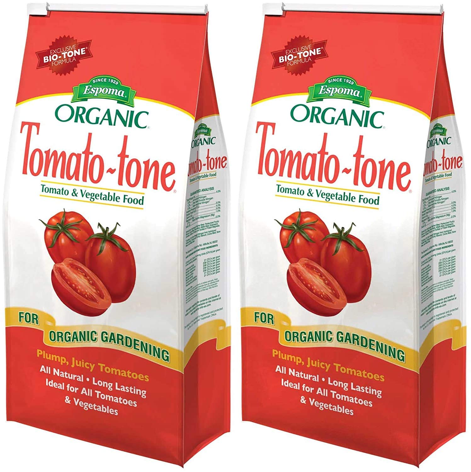 Espoma Tomato-Tone Organic Fertilizer - 2 Pack, 4 lb. Bag