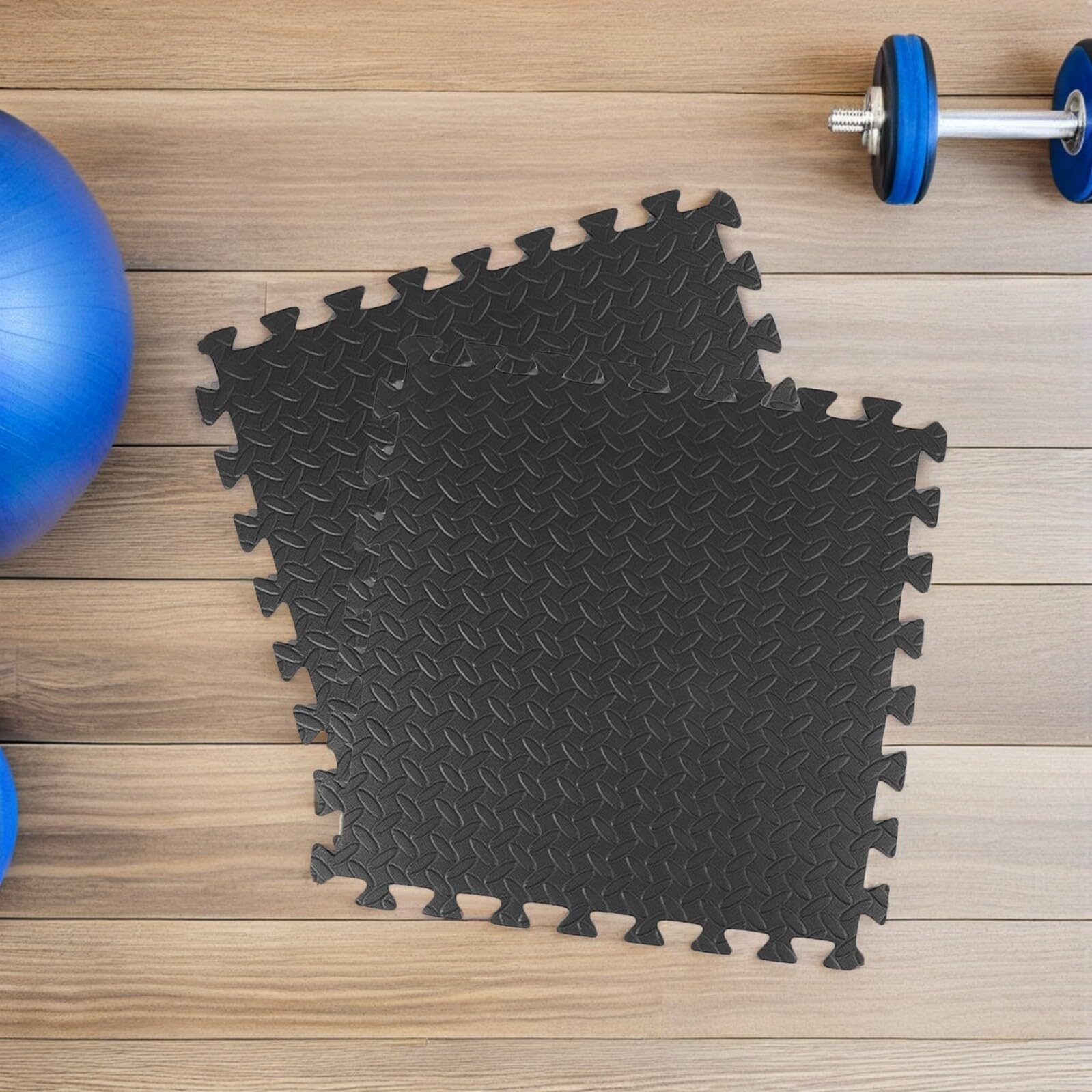 16 Szt. Częściowa Puzzle Do Ćwiczeń z Pianką EVA Antypoślizgowa Podłogowa Do Siłowni i Treningu Sztuk Walki Modułowa Ochrona Podłogi i Fitnessu