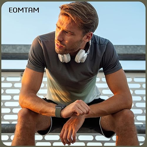 Miniatura 6 de 5 Pack de Correas Elásticas Trenzadas Compatibles con Apple Watch para Hombres y Mujeres 38mm 40mm 41mm 42mm 44mm 45mm 46mm 49mm, Correas de Nylon