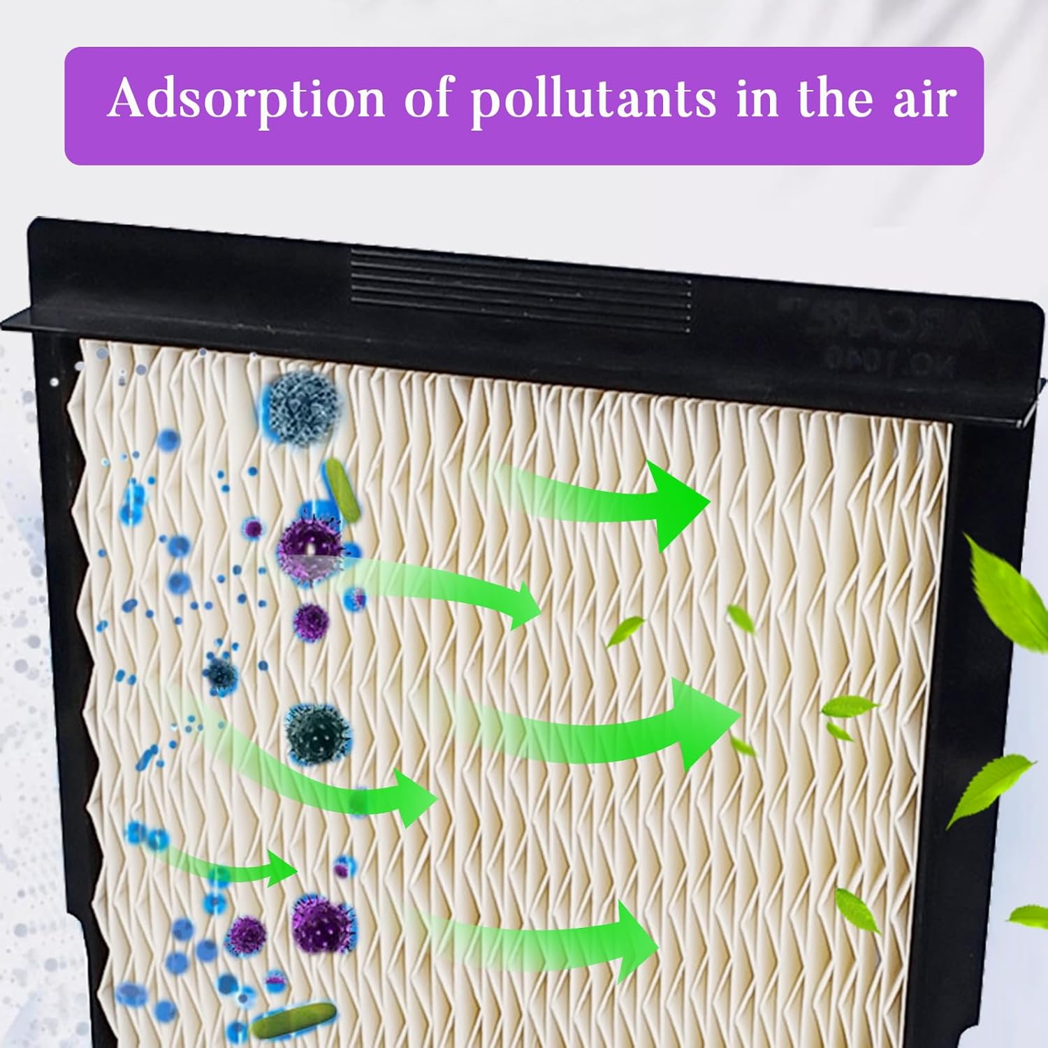 HIFROM 4Pack 1040 Humidifier Wick Filter, B40 Replacement Filter Compatible with Essick Aircare 300 500 5000 7000 B40 3D6-100 5D6-700 7D6-100 B23-810 D46-720 MA-0300 MA-0500 Cool Mist Humidifier