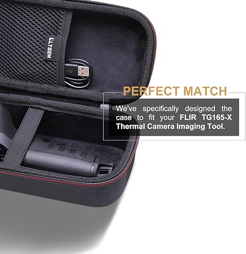 Vista 2 de LTGEM - Funda compatible con imágenes de cámara térmica FLIR TG165-X / TG267 / TG275 / TG297, solo funda