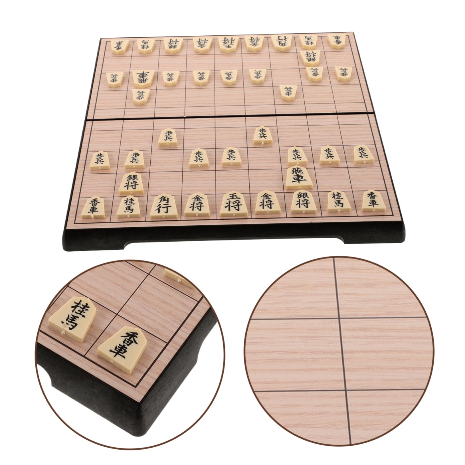 Shogi Pieghevole Magnetico in Ps, Gioco da Viaggio per Principianti | Incontri Familiari, Sviluppo Cognitivo, Formato Facile da Trasportare e Riporre, Pratico per Uso Portatile