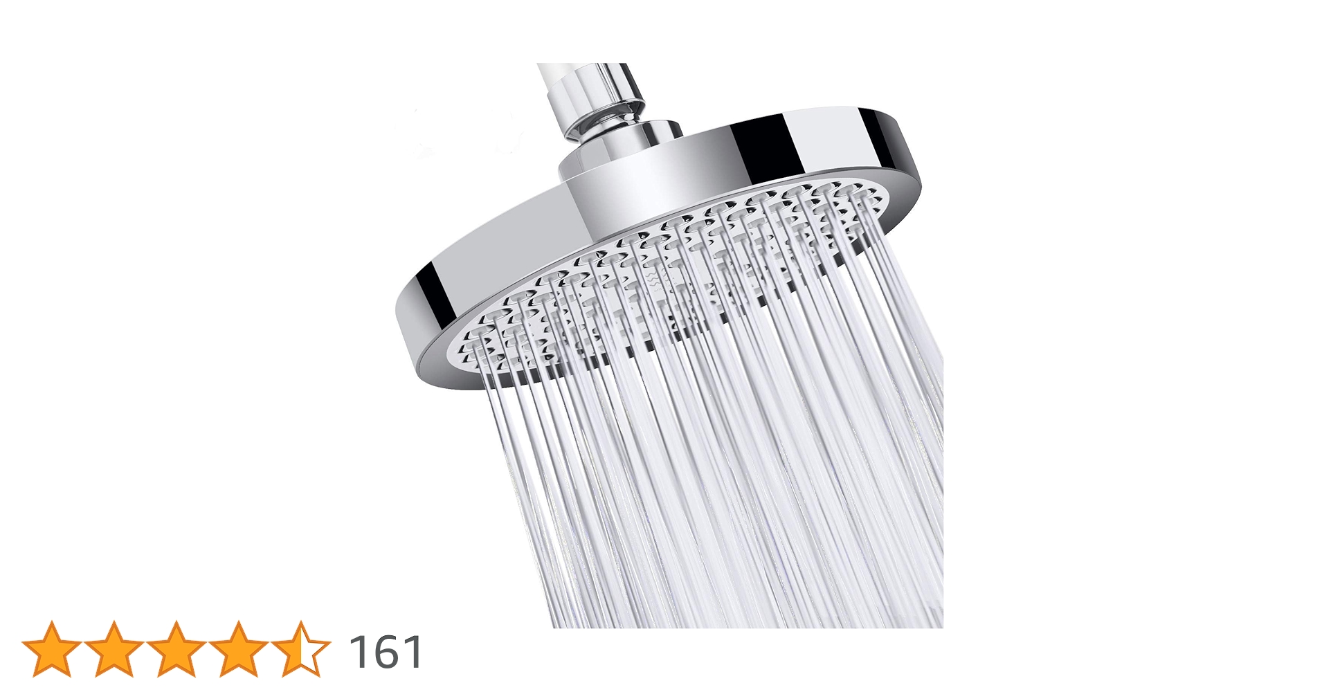 AISINYI High Pressure Rainfall Shower Head, 6 Inches Luxury Modern