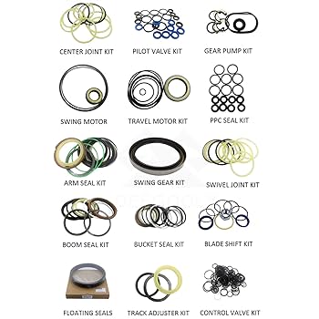 せと HIRINTOL 1 SET ZX70 Swing Motor Seal Kit for Hitachi