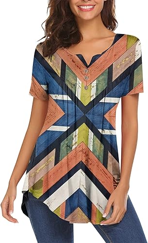 Miniatura 1 de Blusas y camisas con botones para mujer blusas plisadas con costuras para club blusas regulares camisa de manga blanca