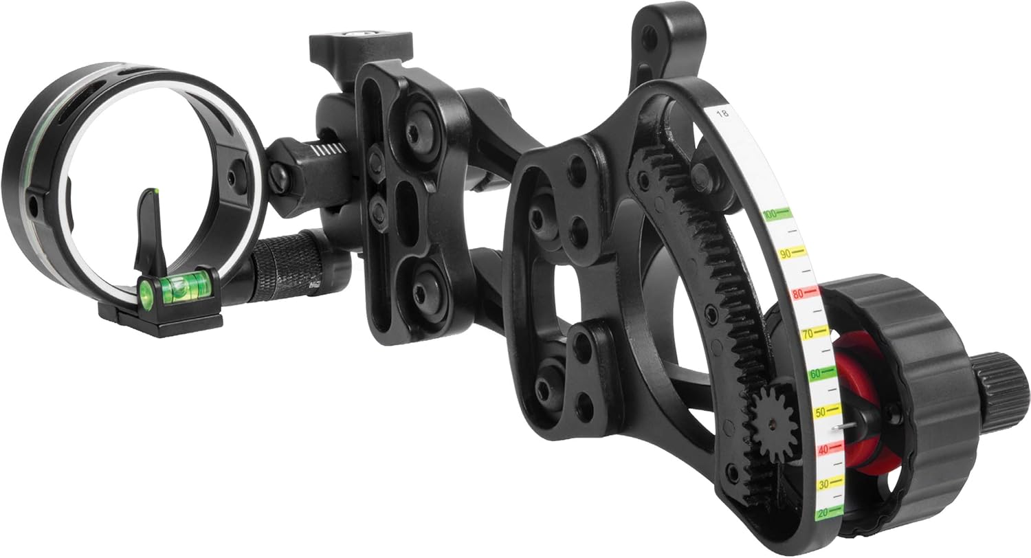 TRUGLO RANGE-ROVER Series Single-Pin Moving Bow Sight, Black, Right-Handed, .019" Pin, Toolless Micro-Adjustable Windage : Sports & Outdoors