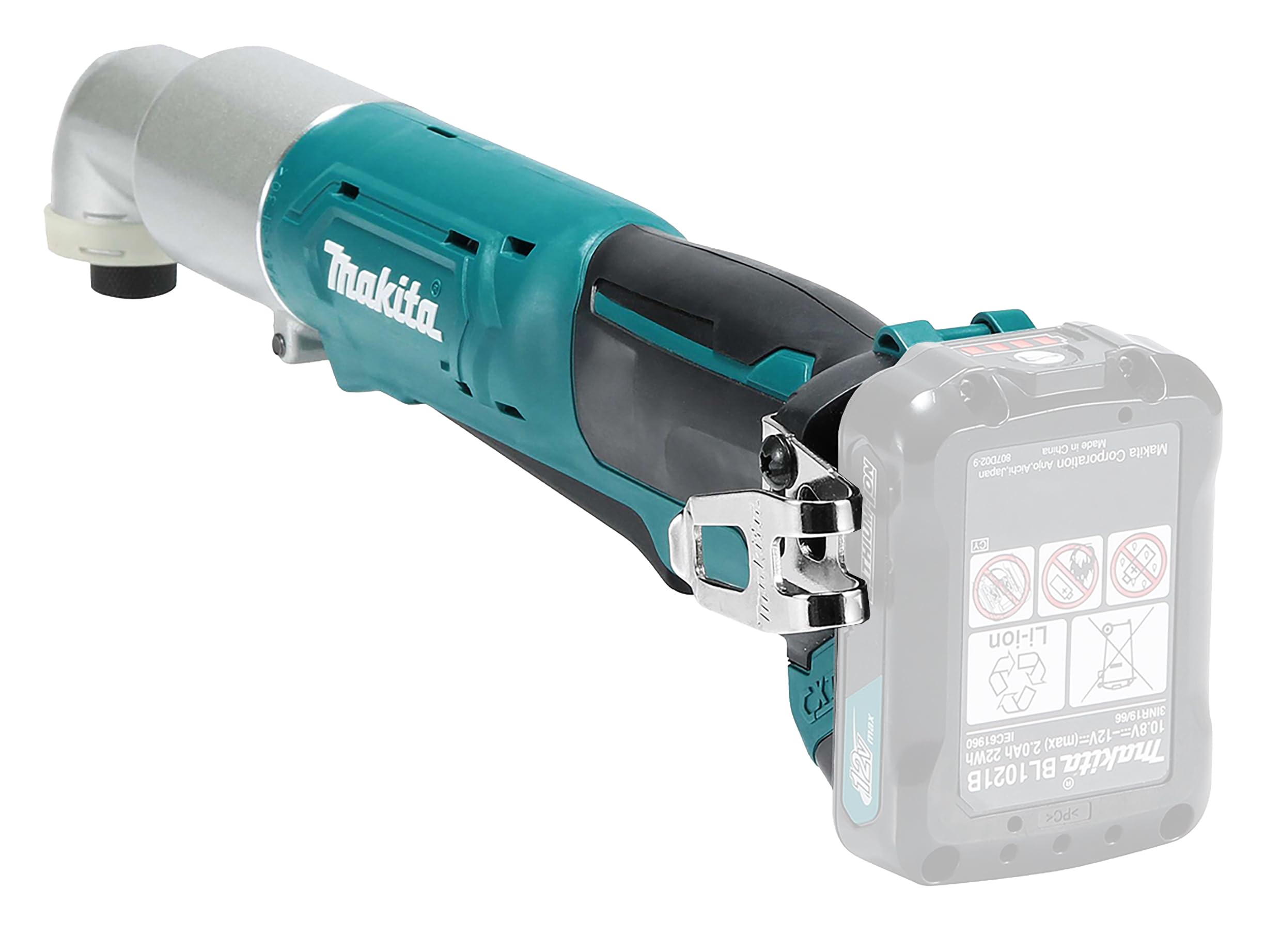 MAKITA TL064DZ Atornillador de impacto angular 12Vmax CXT 1/4"/sin baterías, sin cargador