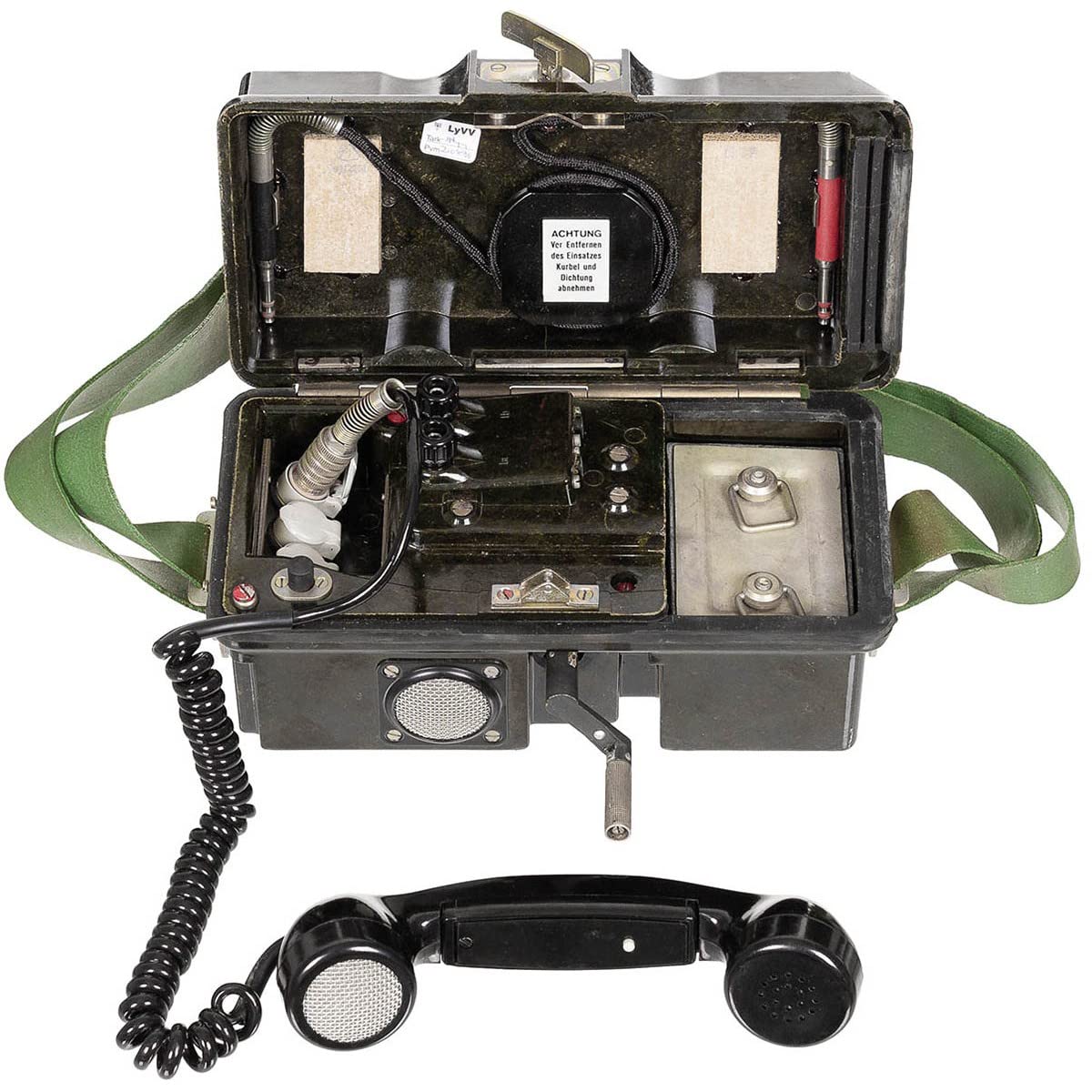 Max Fuchs Unisex – Erwachsene NVA Feldtelefon, Blau, M