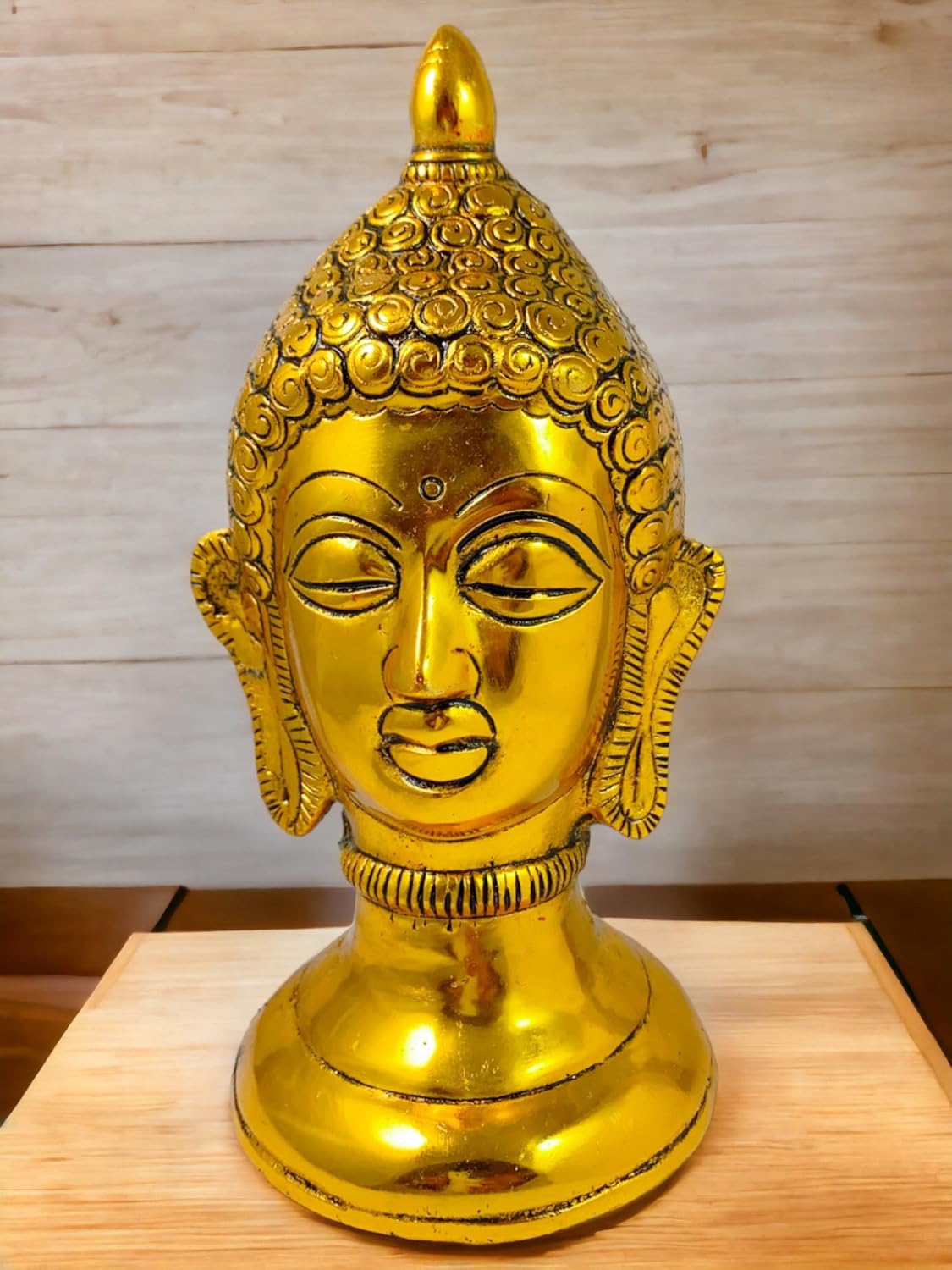 Buy Sesonby Golden Metal Lord Gautam Buddha Statue Idols Big Size