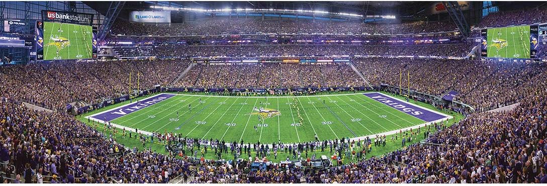 Masterpieces NFL Unisex Stadium Panoramic Jigsaw Puzzle, 1000-Piece