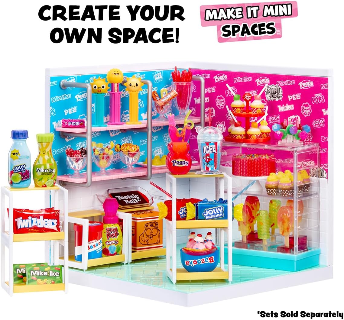 MGA's Miniverse Make It Mini Treats (2-Pack), Mini Collectibles - Mystery Blind Packaging, Candy Theme, DIY, Resin Play, Replica Food, NOT Edible, Collectors, Gift, 8+
