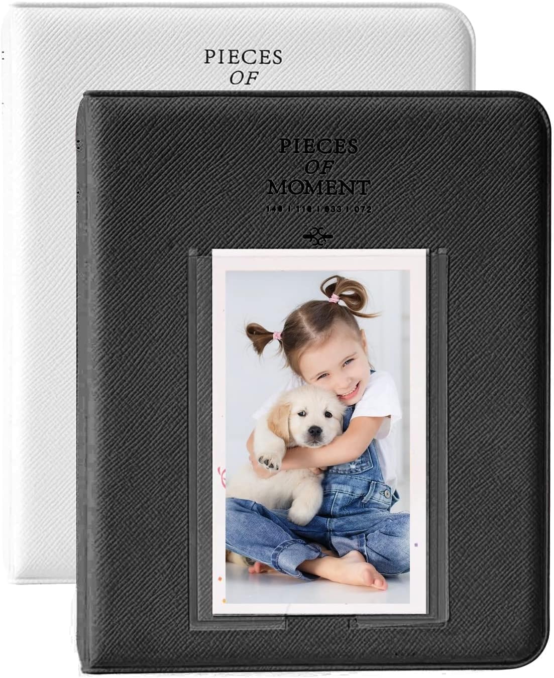 Zenko 2-Pack 64-Pockets Photo Album for Fujifilm Instax Mini 12 Mini11 7s 8 8+ 9 25 50s 70 90, 5 x 7.6 cm Mini Photo Album Compatible with Instant Camera, Photo Book, Name Card Holder (Black and White)-image-20