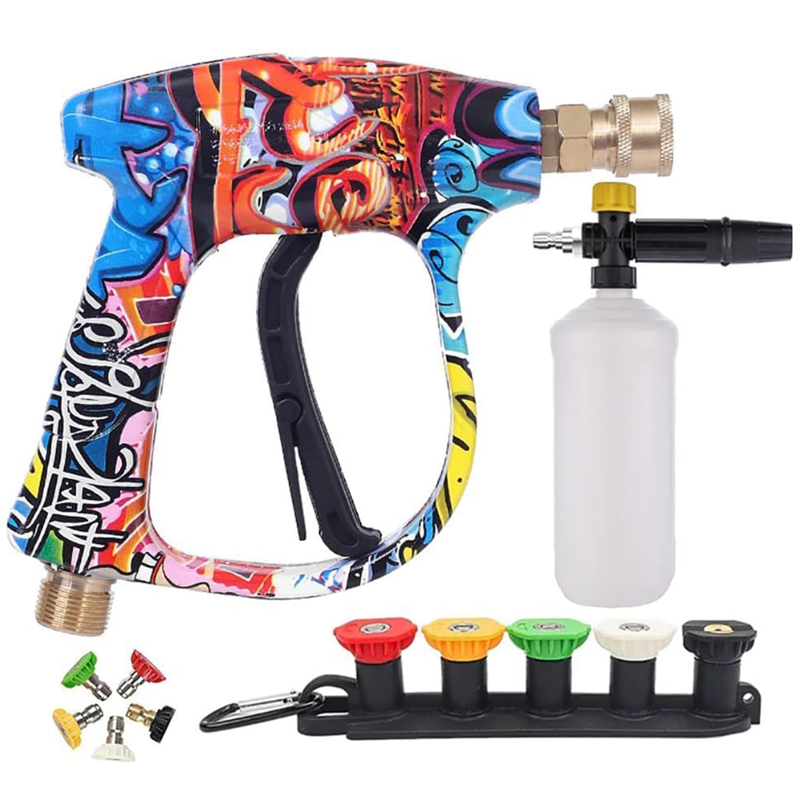 Pistola de Alta Presión Graffiti, Juego de Boquillas 3000 PSI