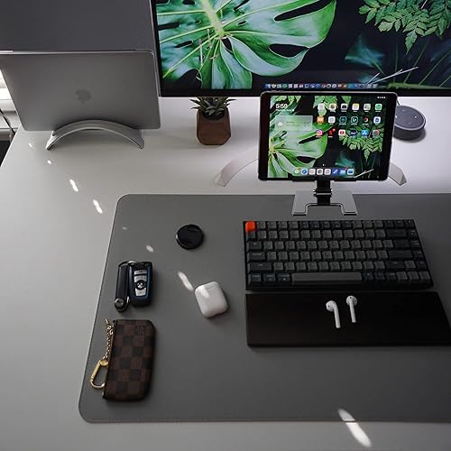 Miniatura 6 de Soporte para tablet para escritorio, soporte plegable para iPad Pro, Air, Mini, ángulos de visión y alturas ajustables, diseño compacto y ligero