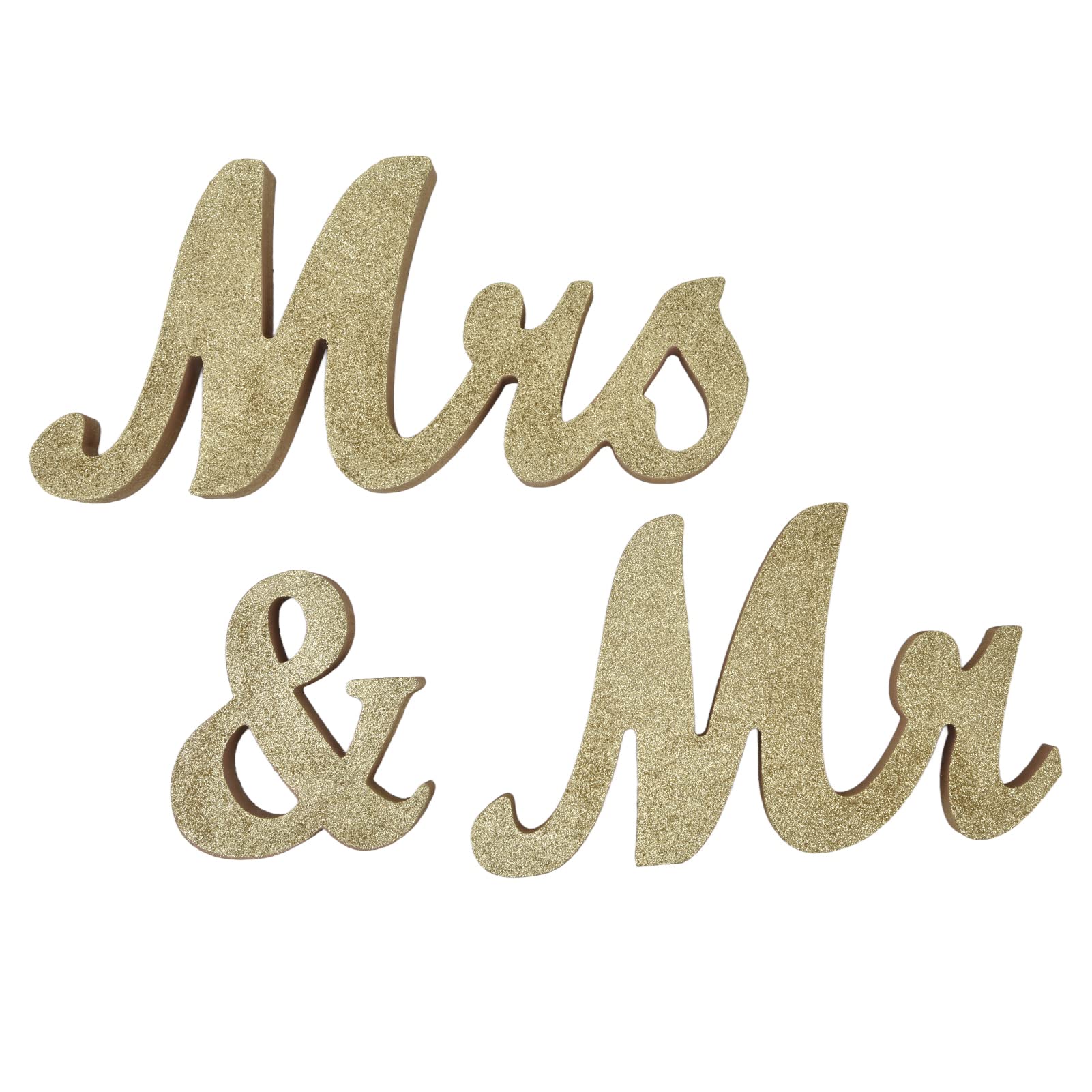 Décorations de table de mariage Mr Mrs pour un repas de noces vintage et romantique