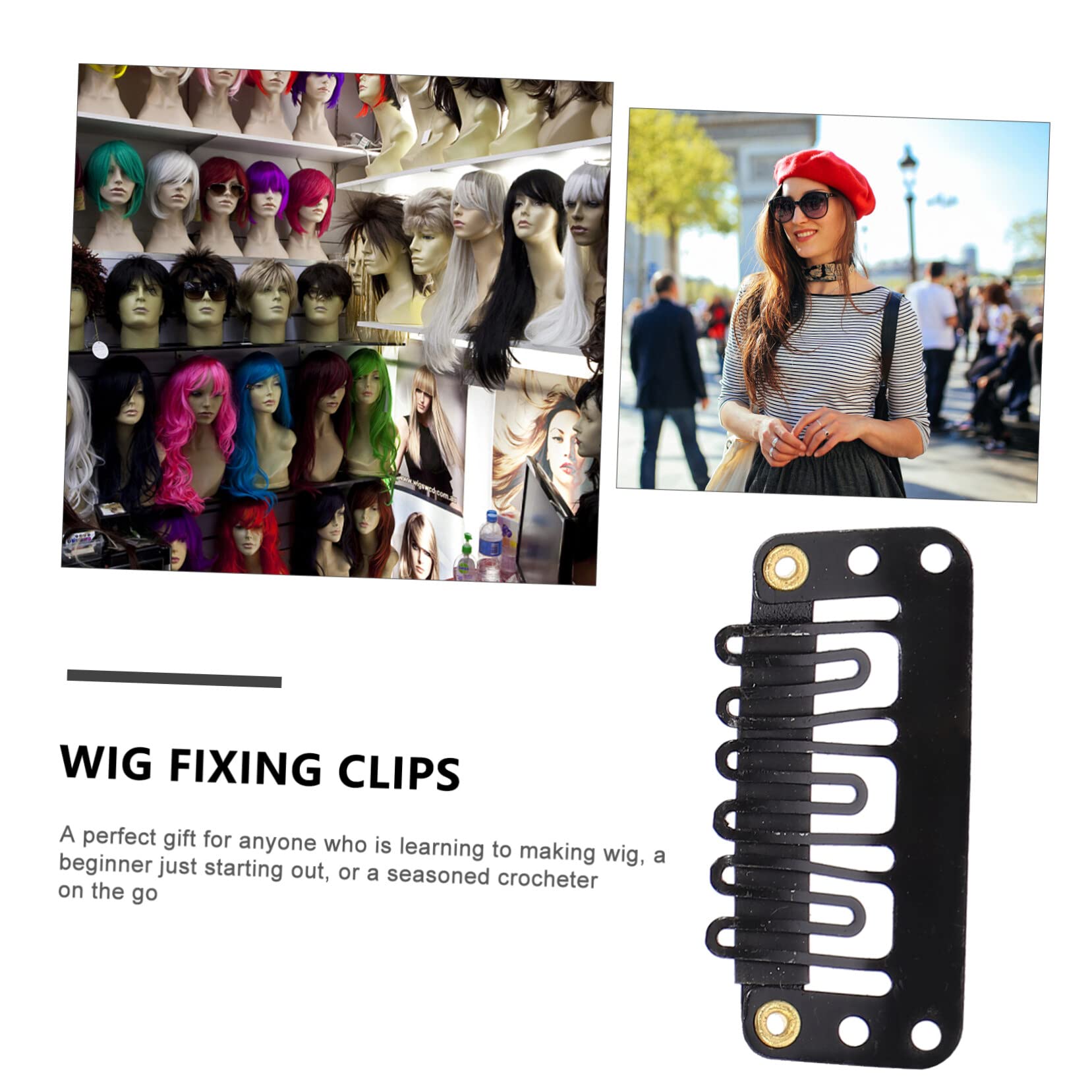 Beaupretty 60 Stück Perücken-Clips – U-förmige Snap-Kamm-Clips Für Haarverlängerungen, Hüte & DIY