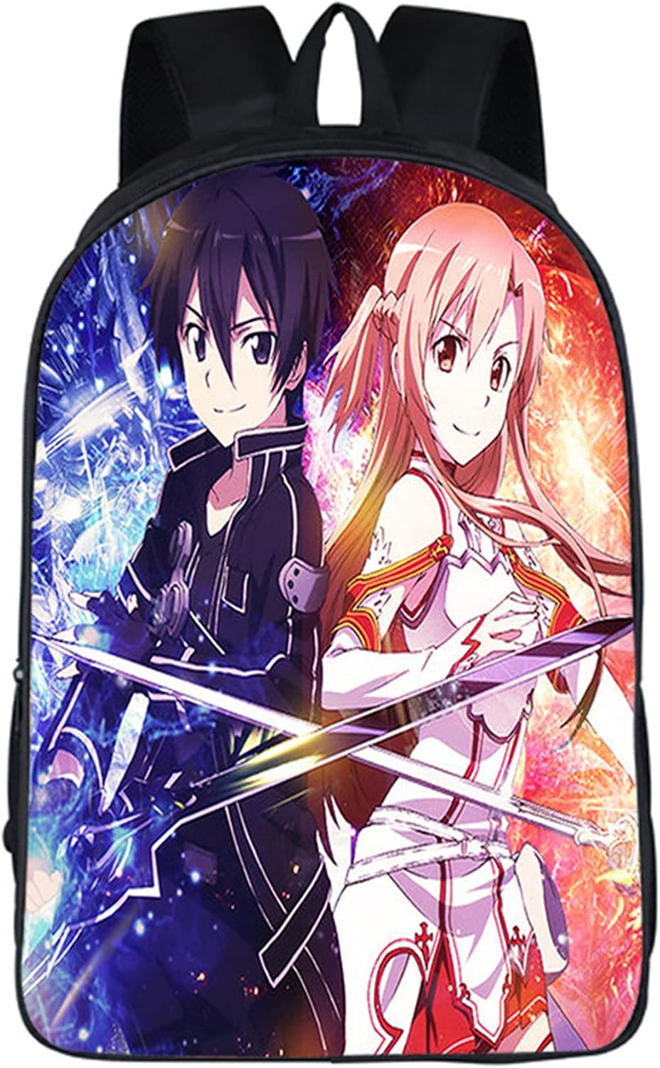 Anime Sword Art Online Backpack School Bag Kirigaya Kazuto Kirito Daypack Student Bag 4