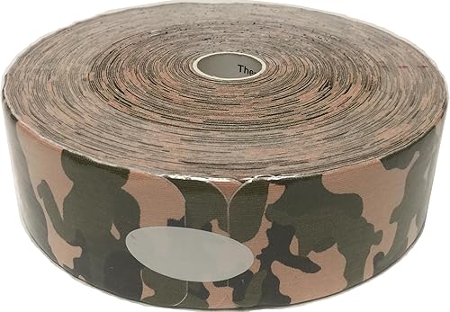 Miniatura 9 de Therapist's Choice Cinta de kinesiología, rollo a granel precortado de 2 x 105 pies, precortada en tiras de 10 pulgadas fáciles de aplicar (verde