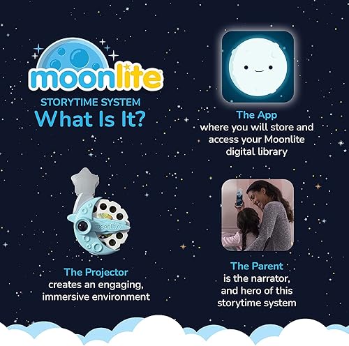 Miniatura 4 de Moonlite Carretes de cuentos para proyector de linterna, niños pequeños  Frozen Royal Sleepover  Paquete de carrete individual para 12 meses en